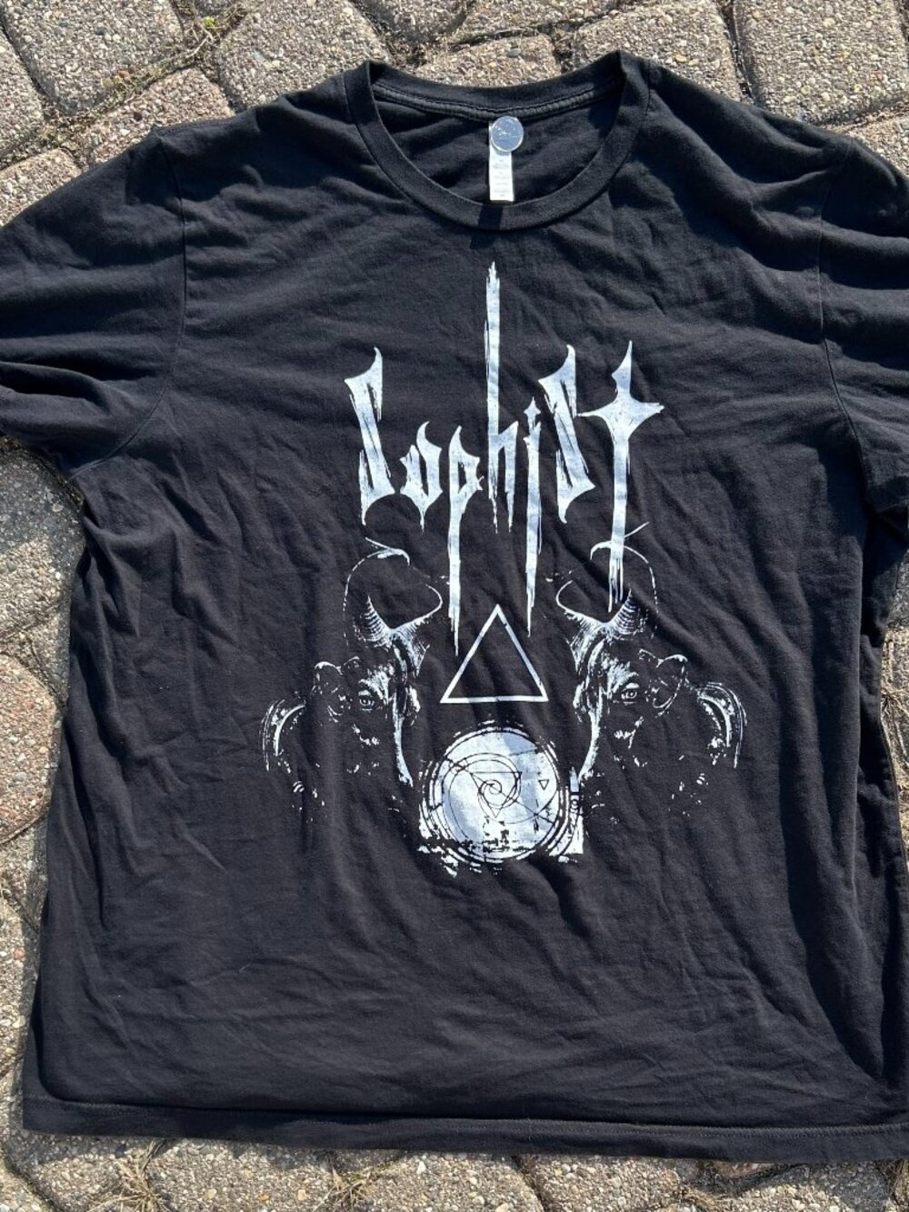 Sophist Band Tee Men sz 2XL Tee Black Metal Goth Graphic